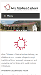 Mobile Screenshot of givechildrenachoice.org